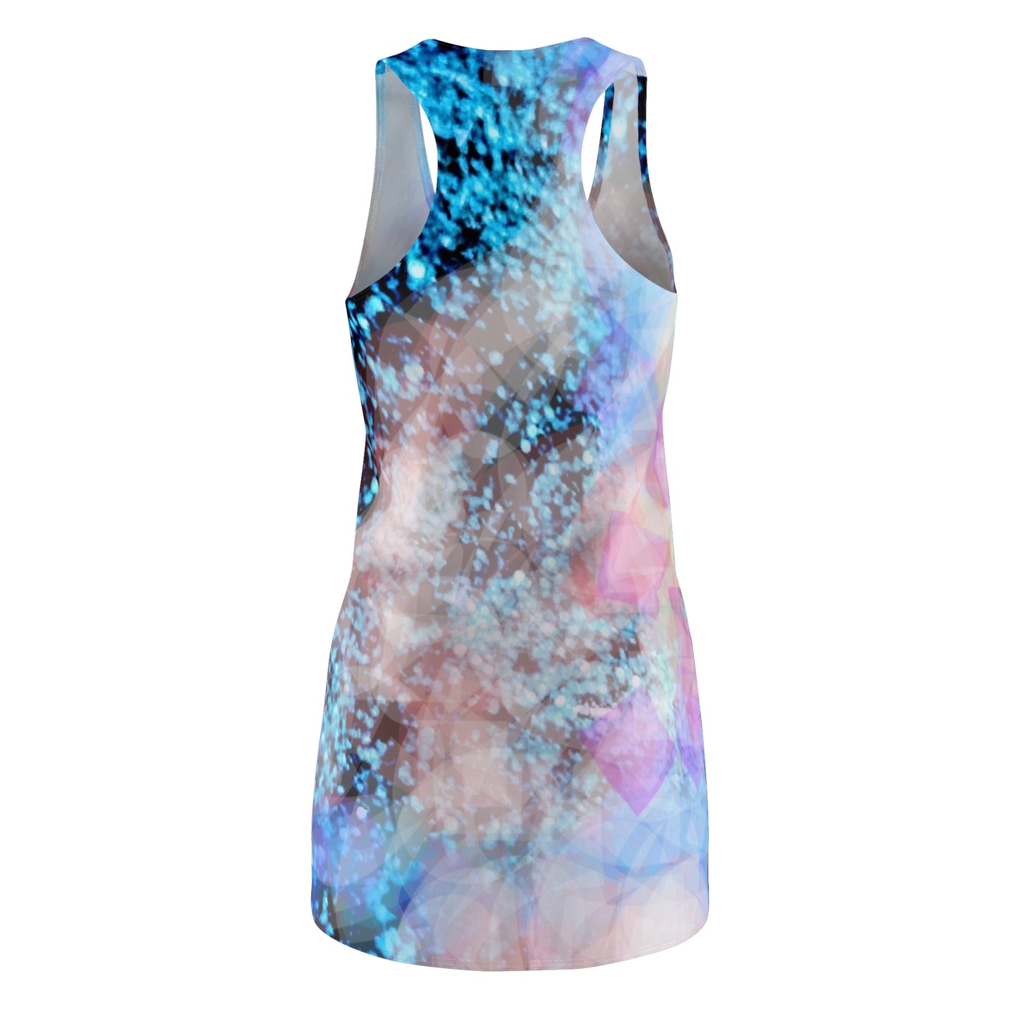 Glowy:  Women's Cut & Sew Racerback Dress (AOP)