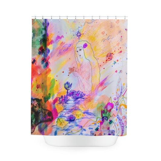 Cherish: Polyester Shower Curtain