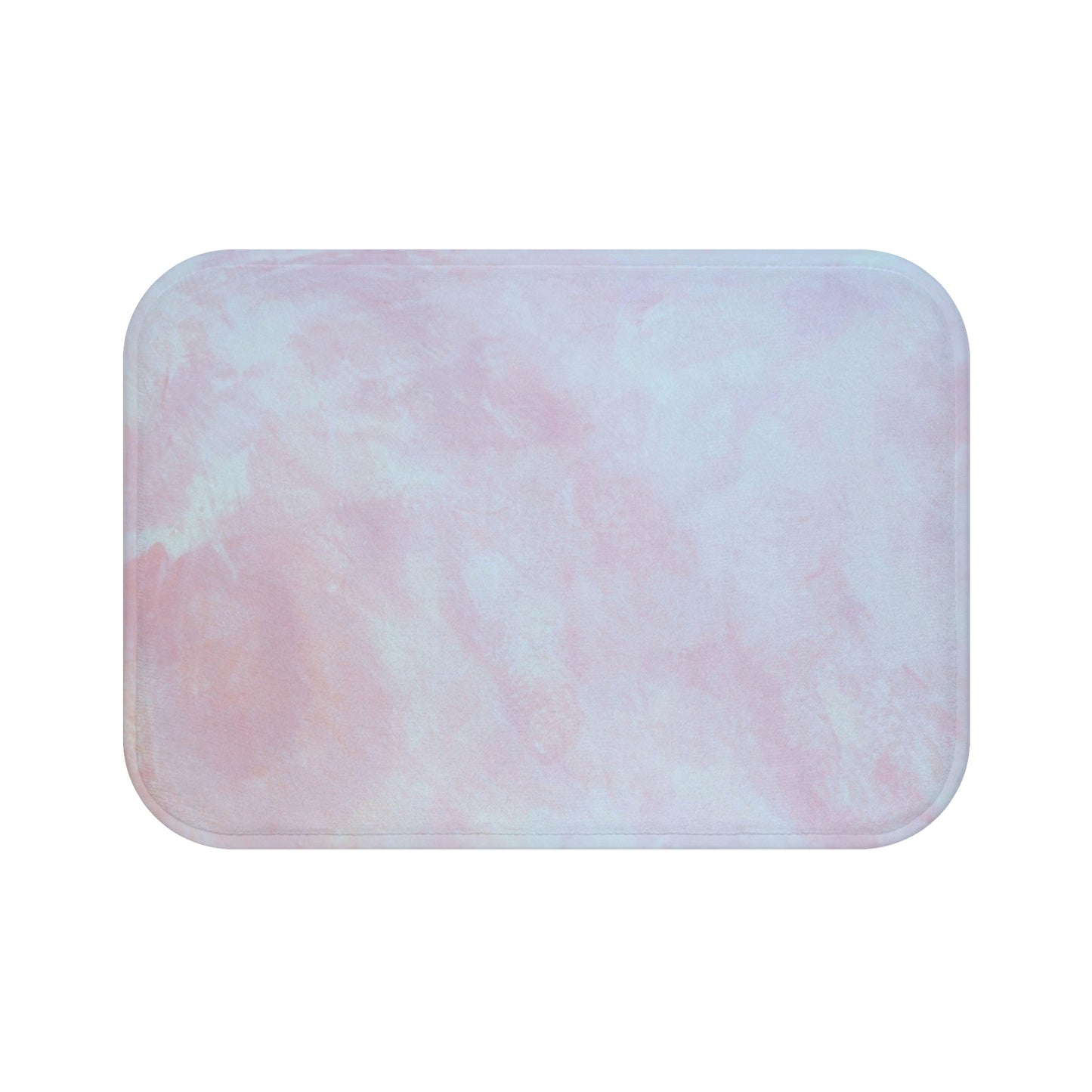 Summit of Love: (24"x17") Soft Pastel Bathmat, Plush Bathroom Rug, Ethereal Chic Decor, Relaxing Home Accessory, Gift for Housewarming, Spa Vibes