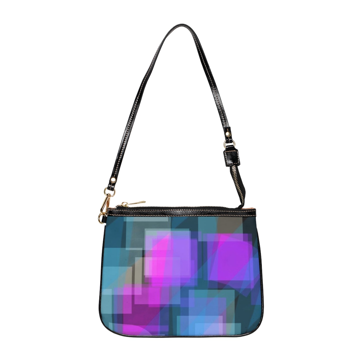 ESP:  Colorful Abstract Small Shoulder Bag, Good Vibes Crossbody Purse, Stylish Grab-and-Go Bag, Perfect Gift for Women, Everyday Accessory