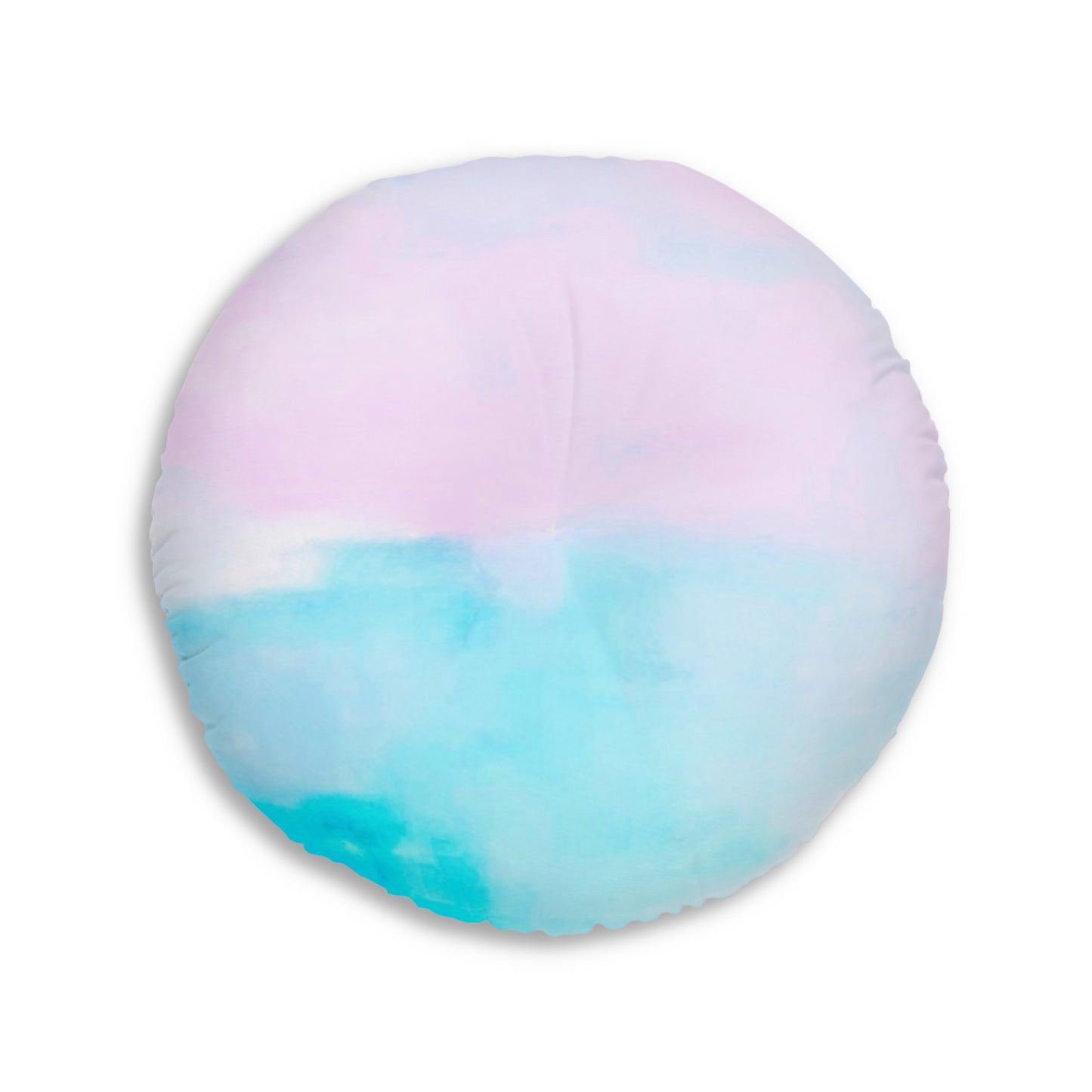 Pastel Song: Tufted Floor Pillow, Round
