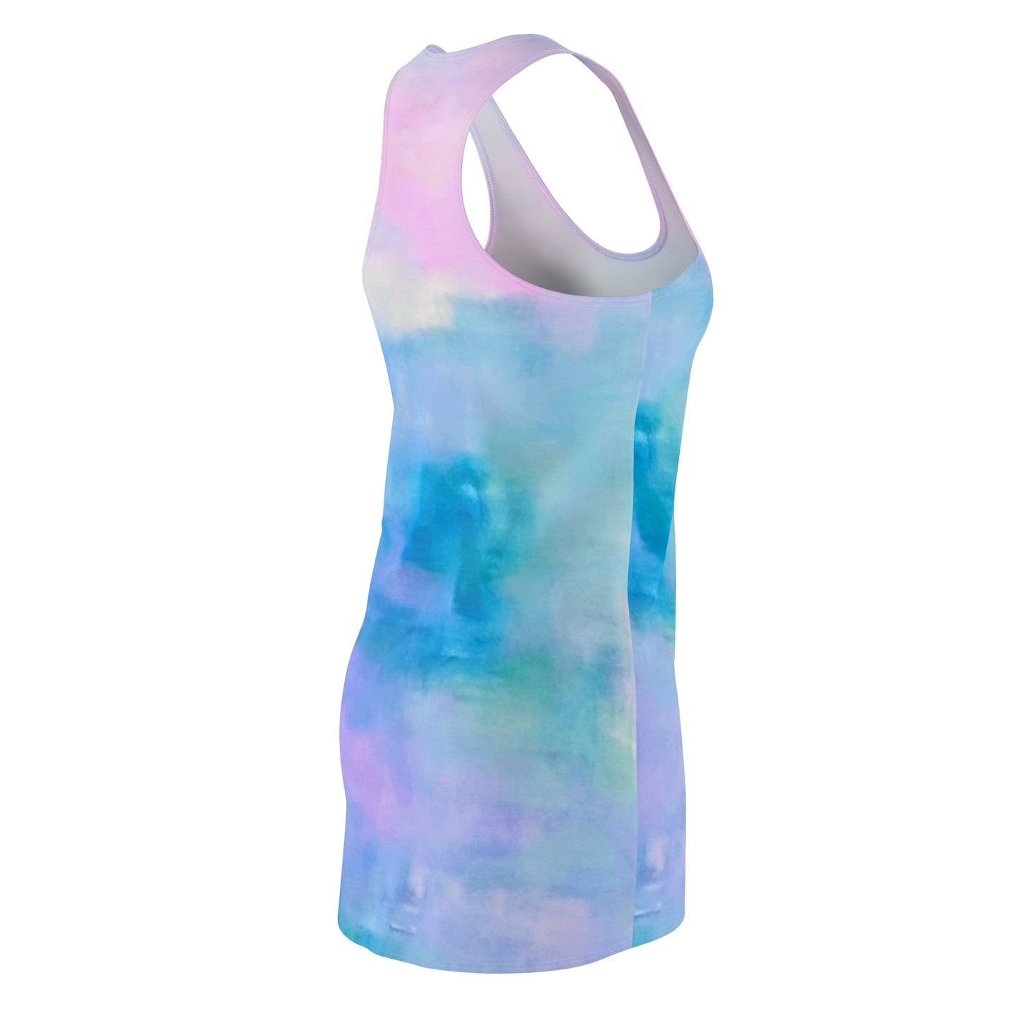 Pastel Air:  Women's Cut & Sew Racerback Dress (AOP):