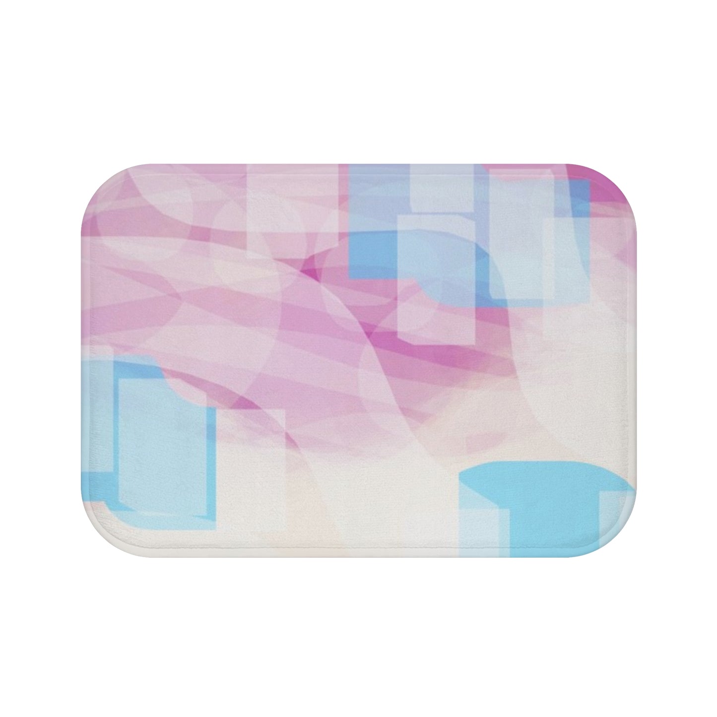 Lyra: (24"x17") Soft Pastel Bathmat - Abstract Design for Relaxing Bathrooms, Perfect Gift for Home Decor, Self-Care, Housewarming, or Spa Day