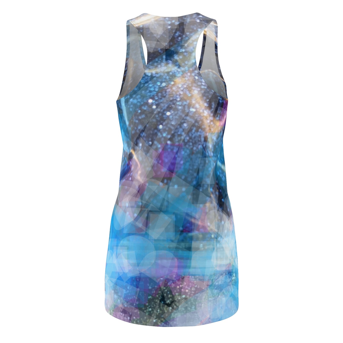 Sapphire Fuel:  Women's Cut & Sew Racerback Dress (AOP)