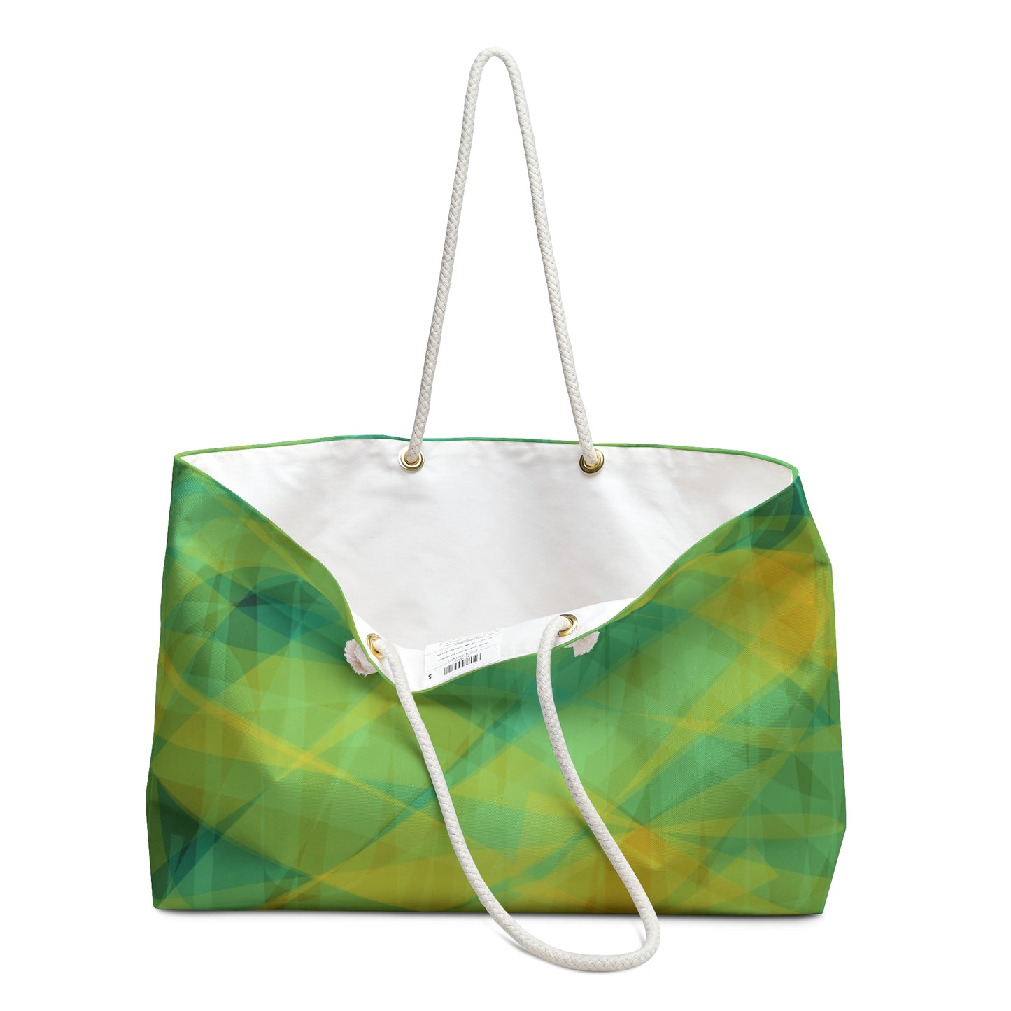 Quietude:  Vibrant Abstract Weekender Bag, Travel Tote, Summer Getaway Bag, Beach Bag, Gym Bag, Eco-Friendly Accessory