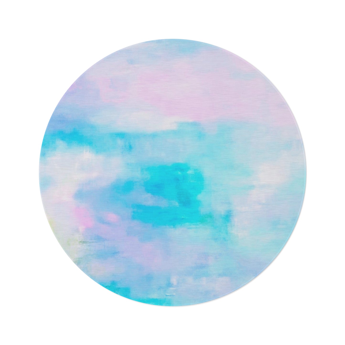 Pastel Song: Round Rug: 60"x60"