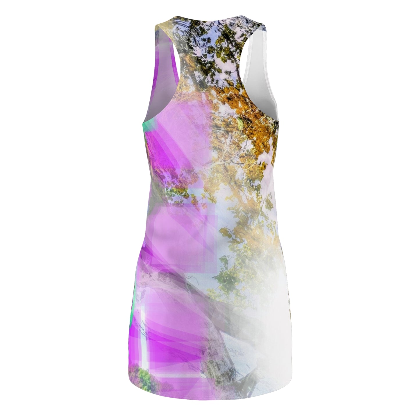 Light Bright:  Women's Cut & Sew Racerback Dress (AOP)