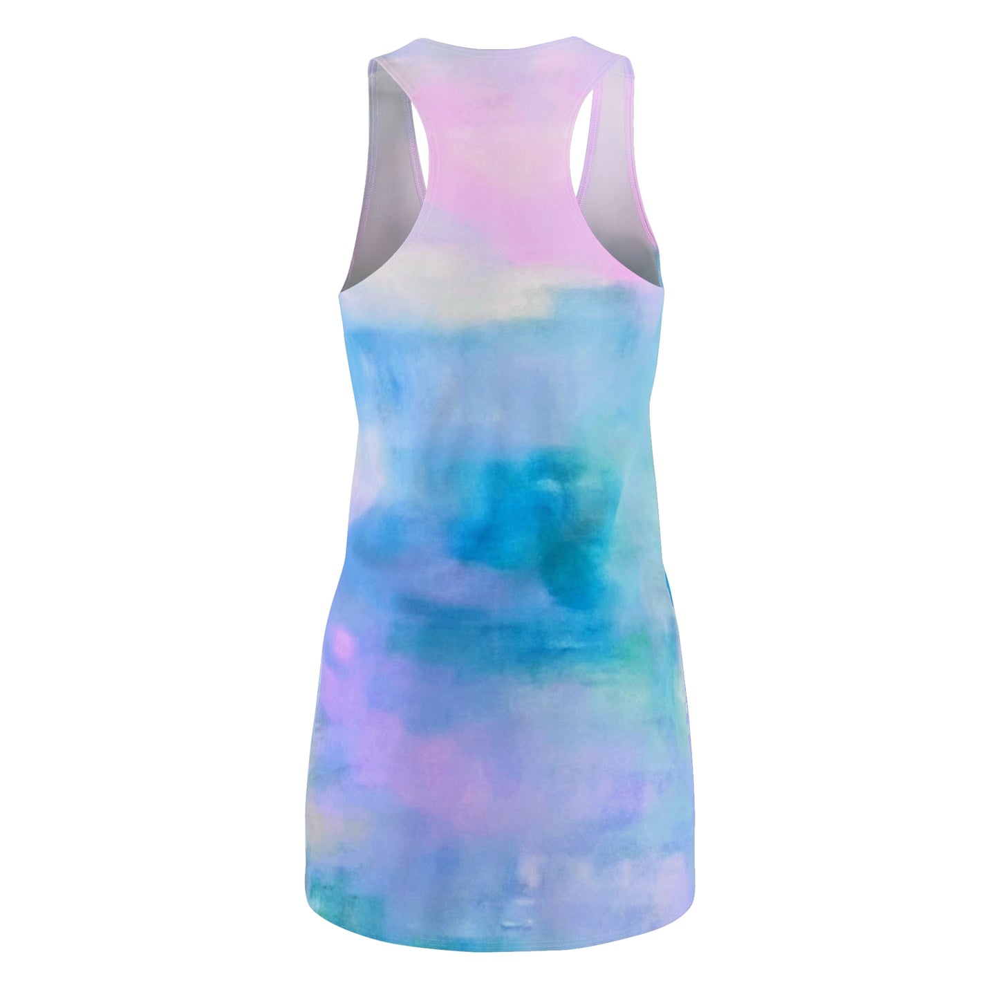 Pastel Air:  Women's Cut & Sew Racerback Dress (AOP):