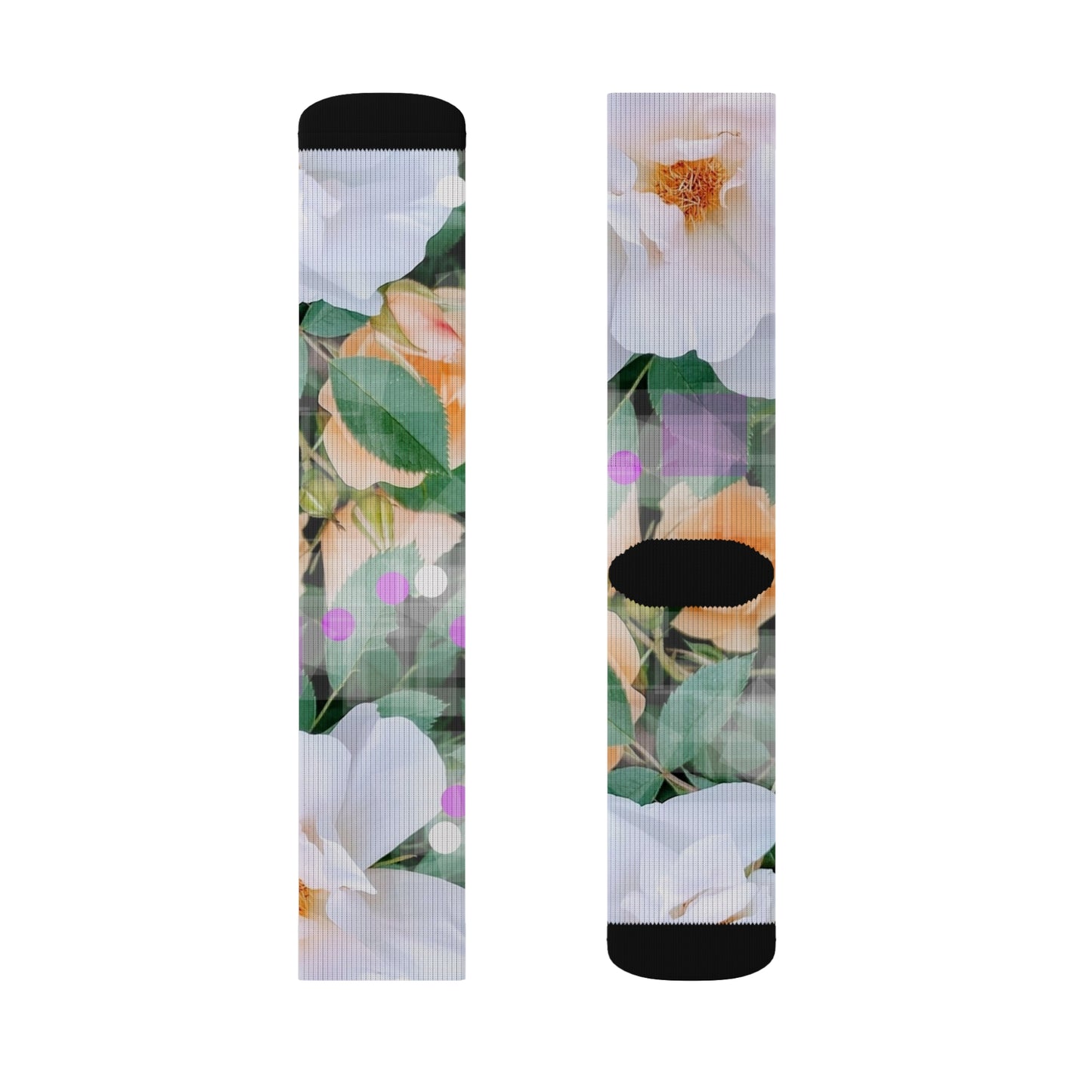 Divine Bouquet:  Sublimation Socks