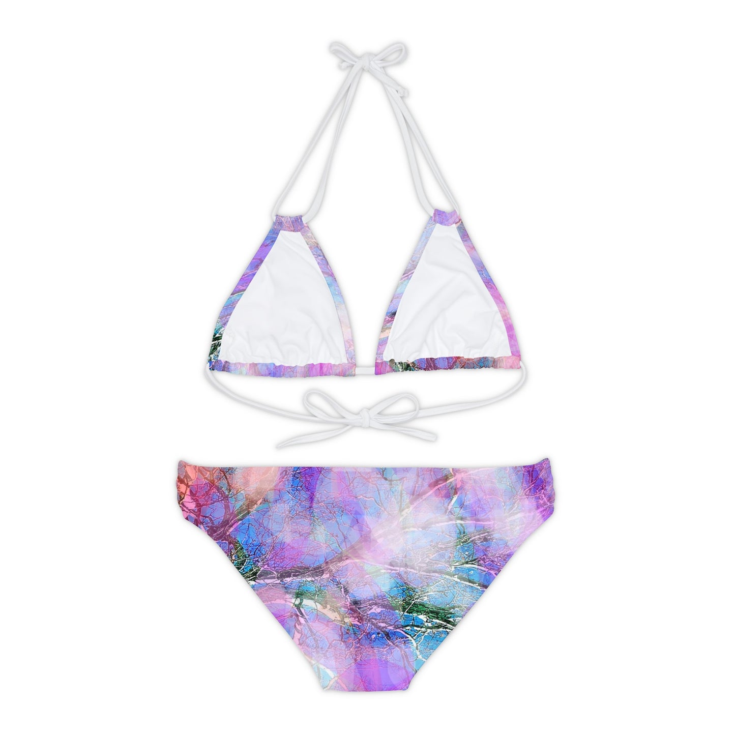 Woo hoo : )  Strappy Bikini Set (AOP)