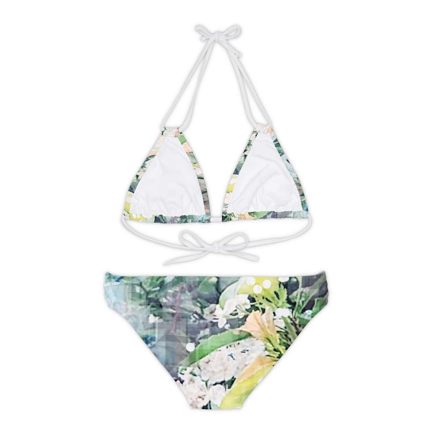 Blossomi:  Strappy Bikini Set (AOP)