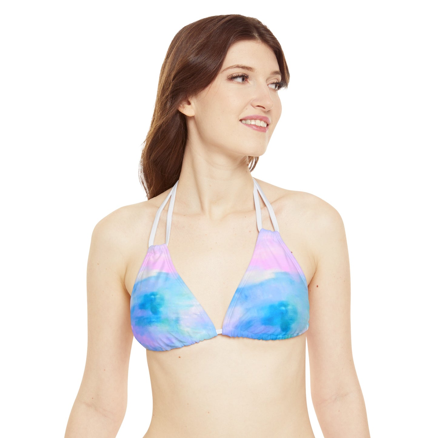 Pastel Air:  Strappy Bikini Set (AOP)