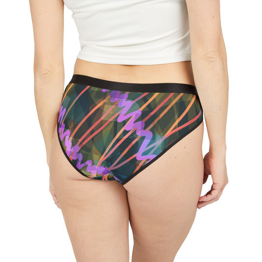 Ava:  Stylish Women's Underwear - Chic and Comfortable Printed Briefs