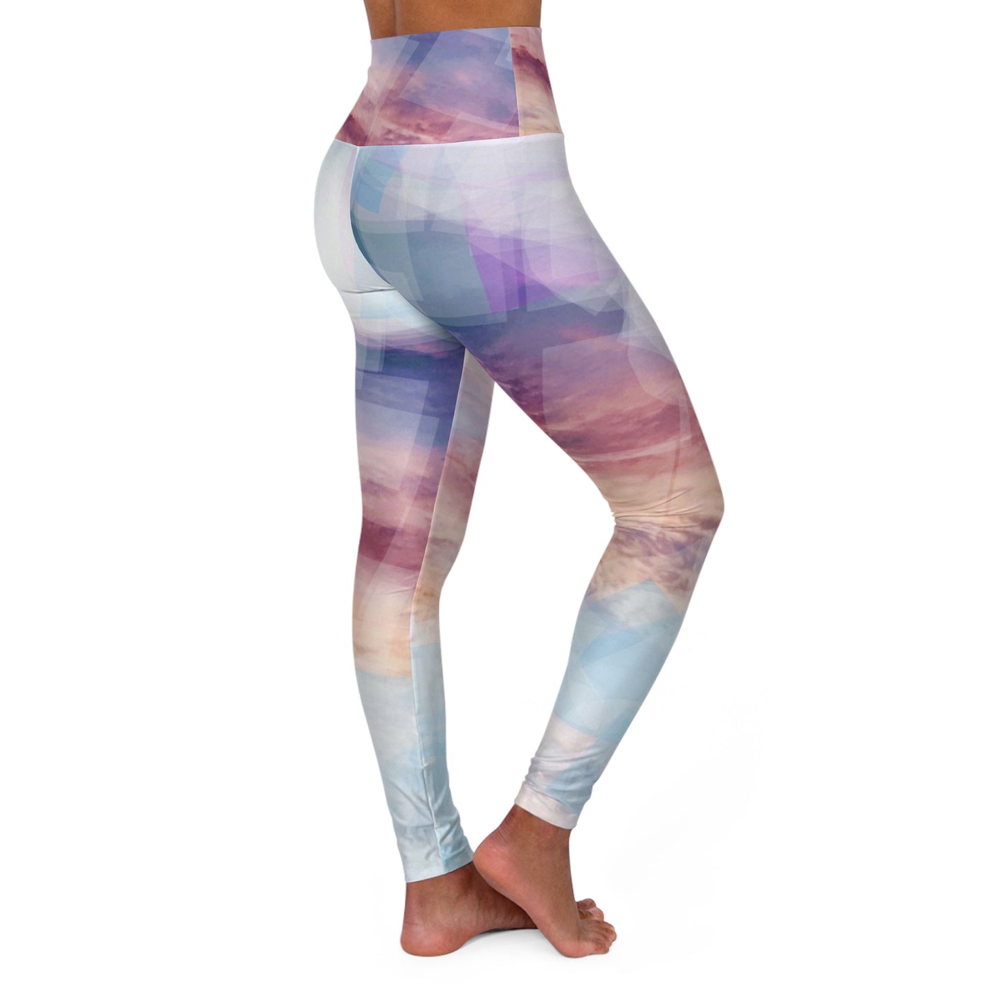 Andromeda:  Dreamy High Waisted Yoga Leggings, Activewear, Workout Pants, Fitness Leggings, Fashion Leggings, Gifts for Yogis
