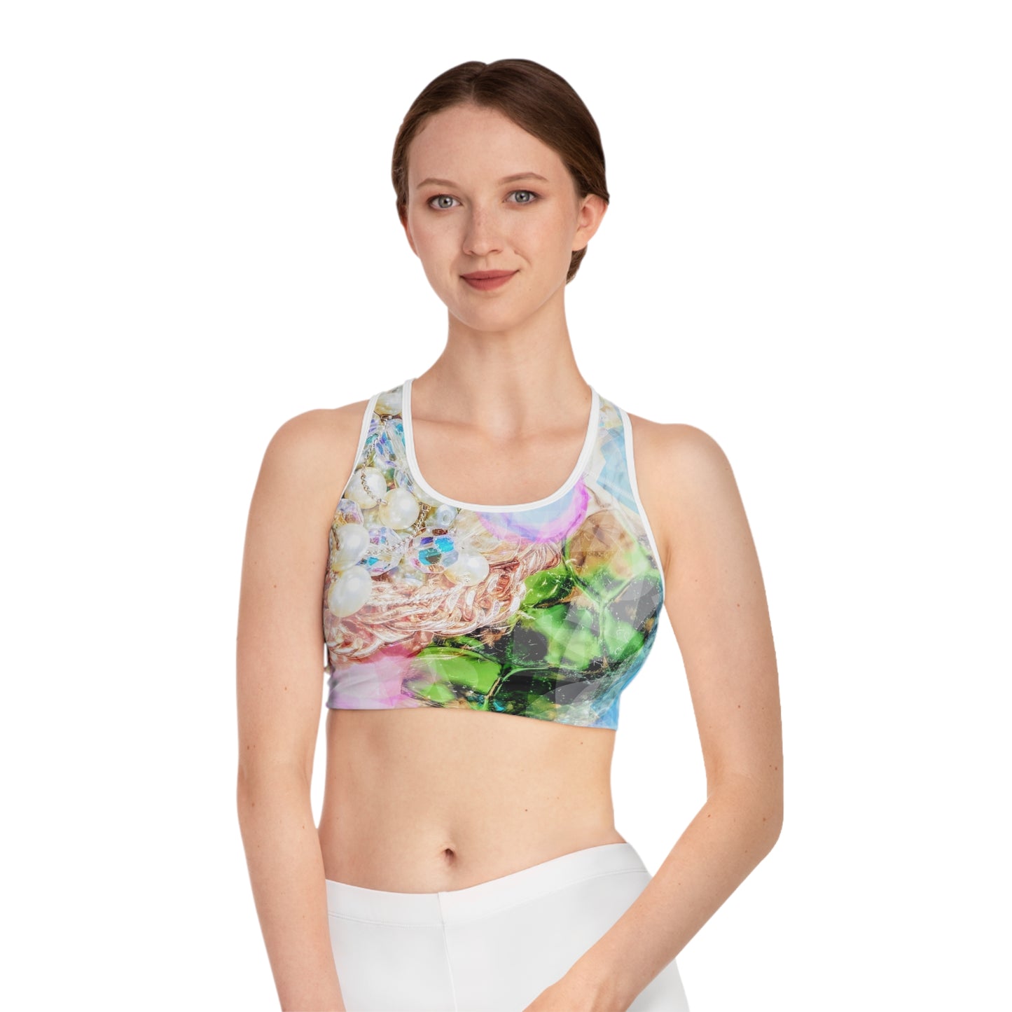 Hidden Treasure:  Sports Bra (AOP)