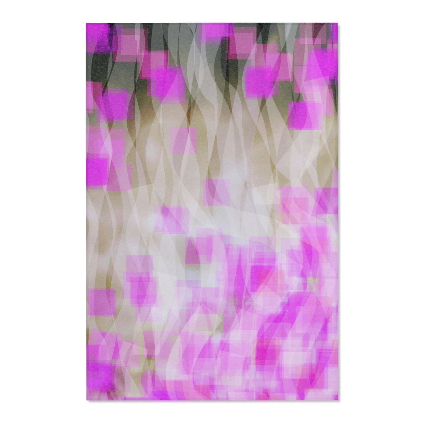 Josephine:  48"x72" Abstract Pink Area Rug - Modern Home Decor for Stylish Living Spaces