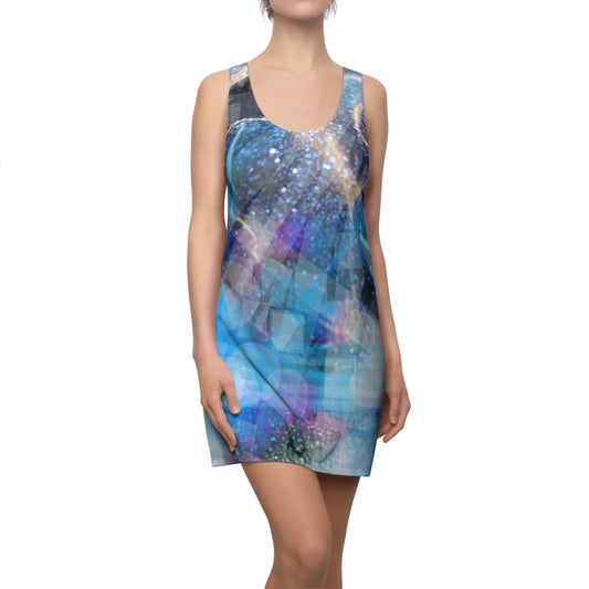 Saphire Fuel:  Women's Cut & Sew Racerback Dress (AOP)