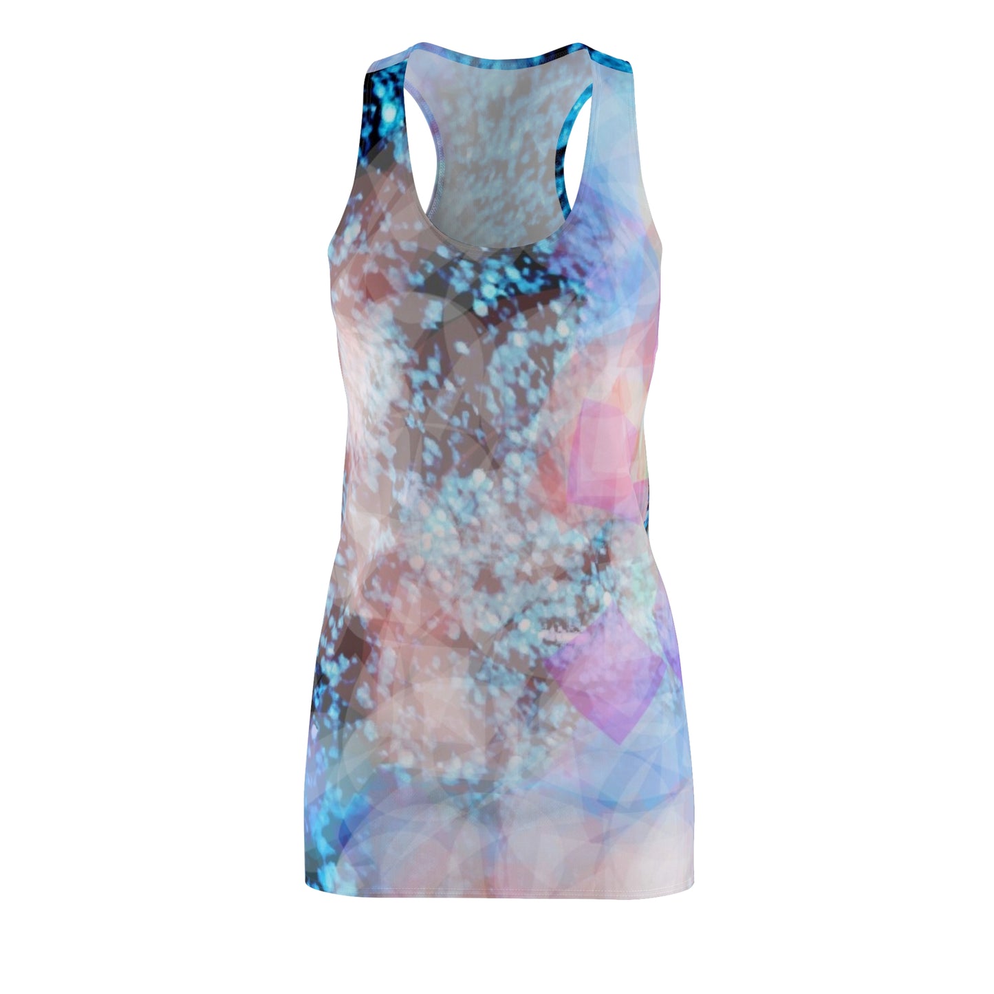 Glowy:  Women's Cut & Sew Racerback Dress (AOP)