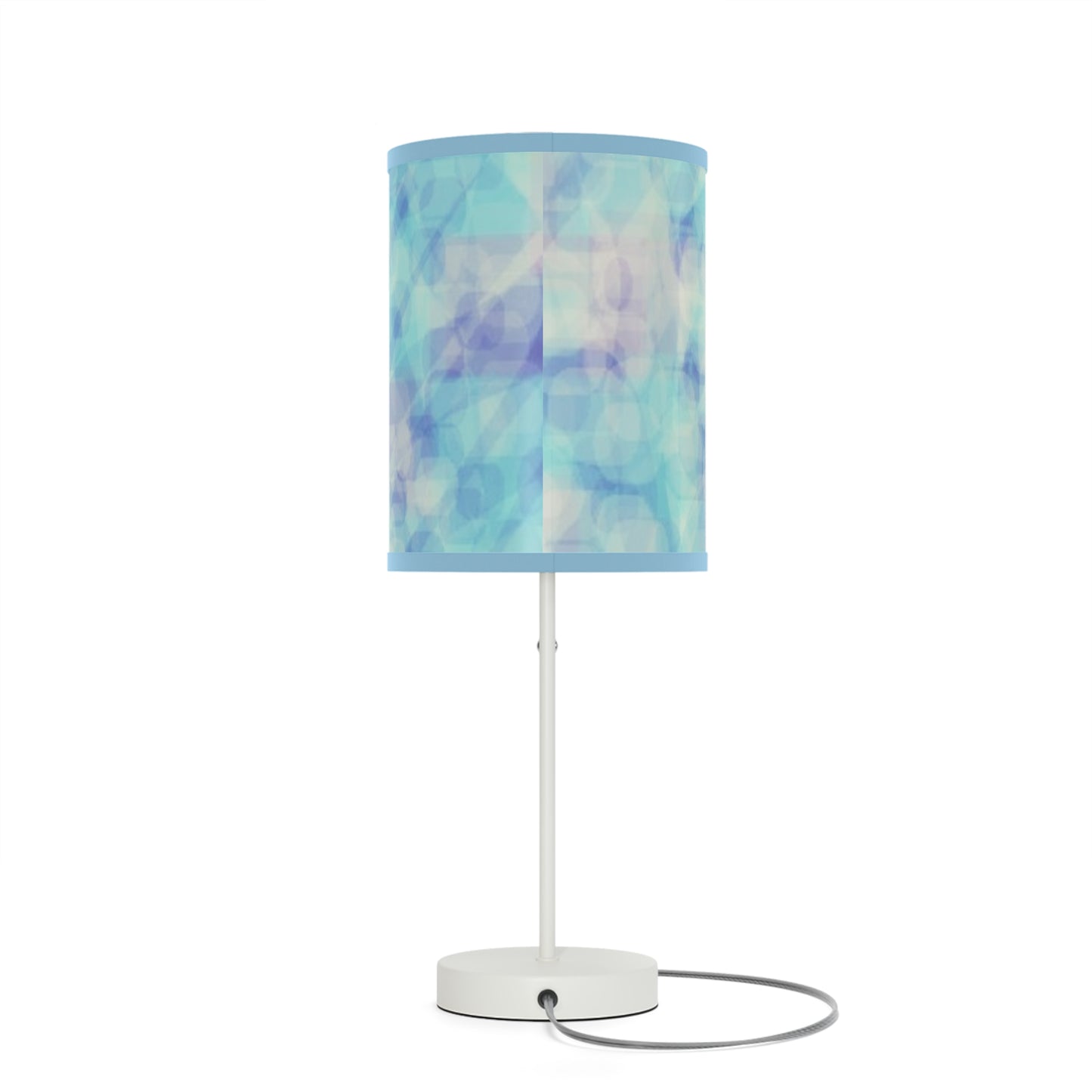 Celia: {Blue Trim} Soothing Blue Table Lamp, Night Light for Relaxation, Bedroom Decor, Cozy Home Gift, Modern Lighting, US/CA Plug