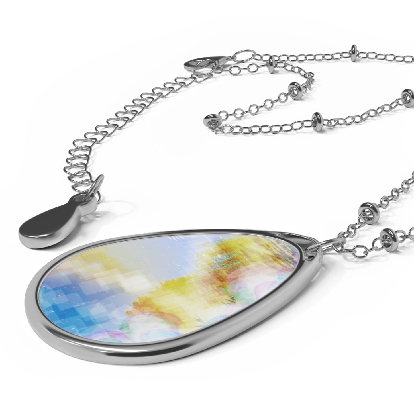 Glimmering:  Oval Necklace