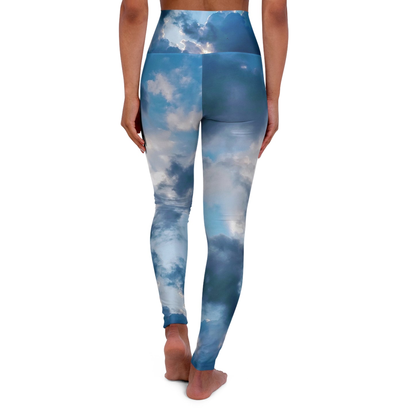 Break of Day:  High Waisted Yoga Leggings (AOP)