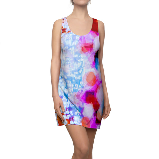 Effervescent:  Women's Playful Racerback Dress, Relaxed wear