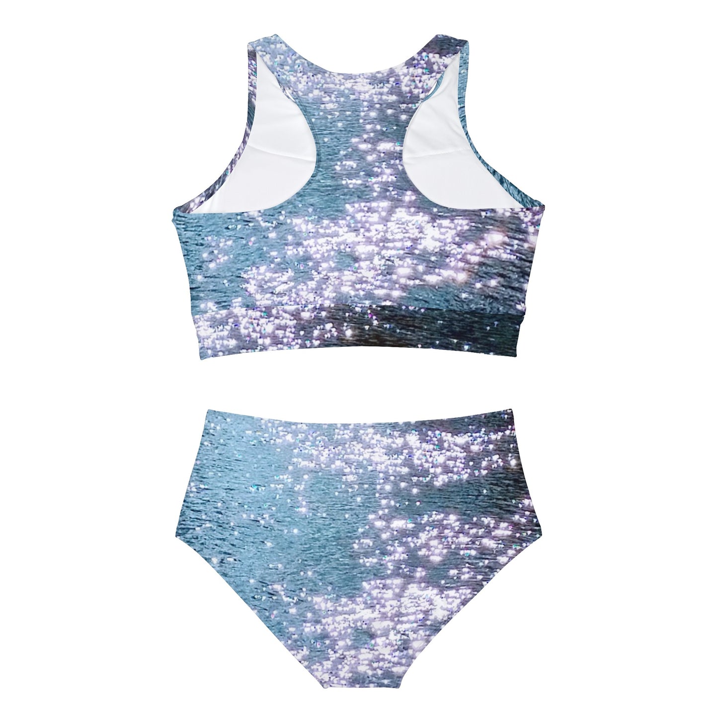 Water Diamonds:  Sporty Bikini Set (AOP)