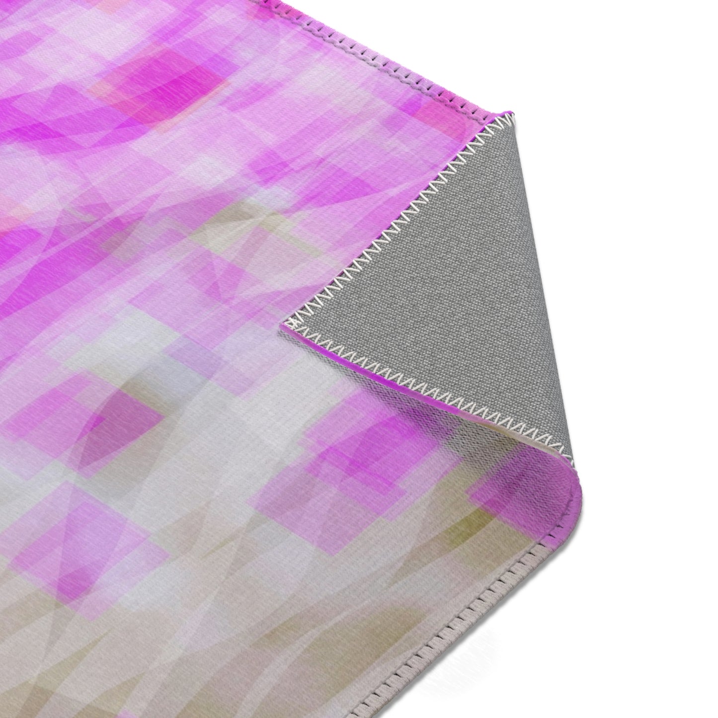 Josephine:  24"x36" Elegant Abstract Pink Area Rug - Modern Home Decor