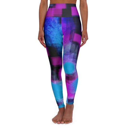 Take Care:  Vibrant High Waisted Leggings - Stylish Fitness Wear for Active Lifestyles, Chill Vibes Streetwear
