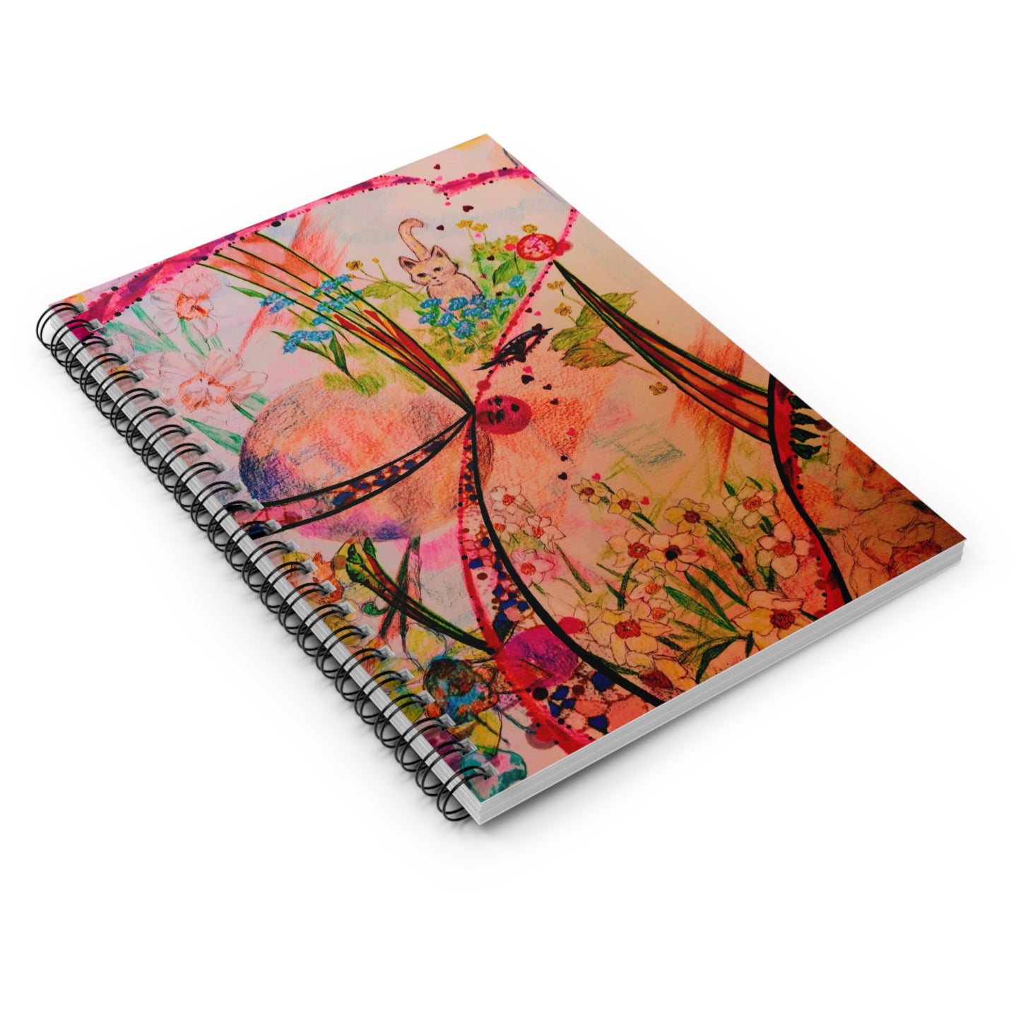 Katty's Garden:  Spiral Notebook - Ruled Line