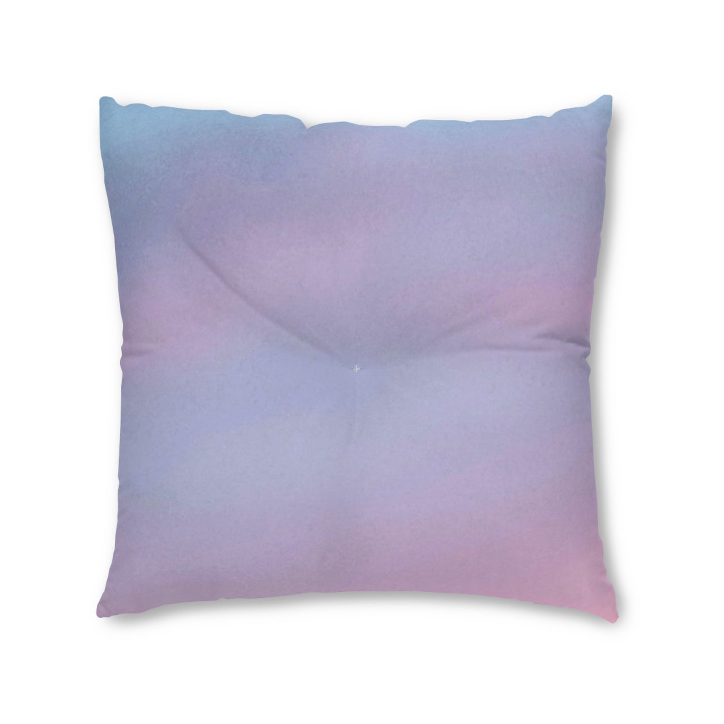 Soothing Sky:  Tufted Floor Pillow, Square: