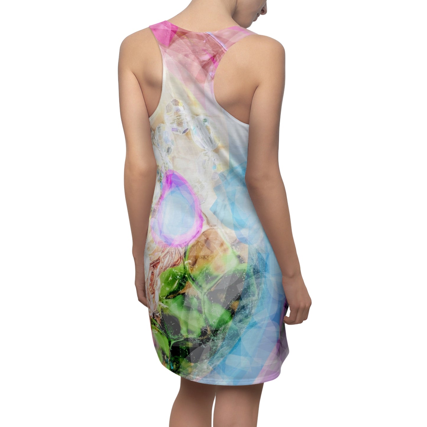 Hidden Treasure:  Women's Cut & Sew Racerback Dress (AOP)