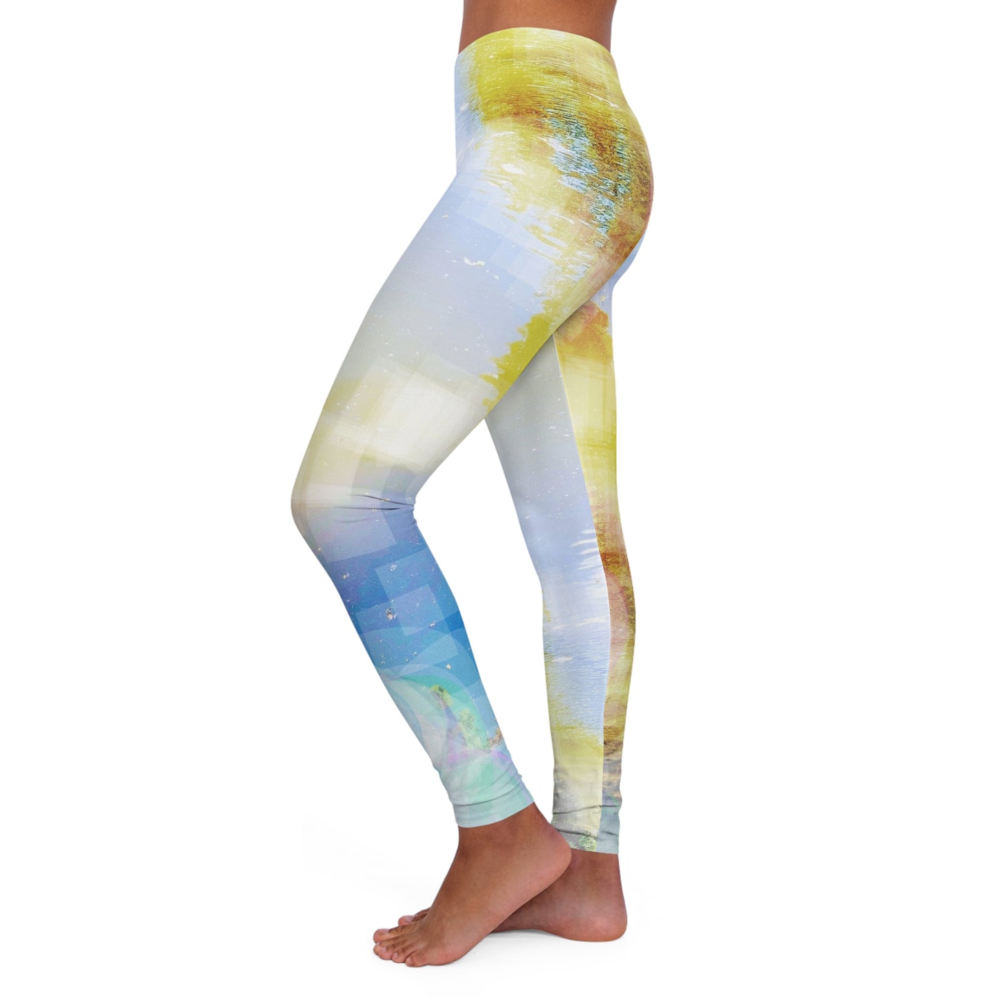 Glimmering:  Women's Casual Spandex Leggings (AOP)