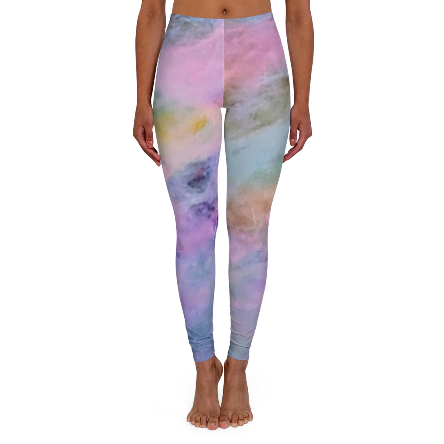 Peace & Luv:  Women's Casual Spandex Leggings (AOP)