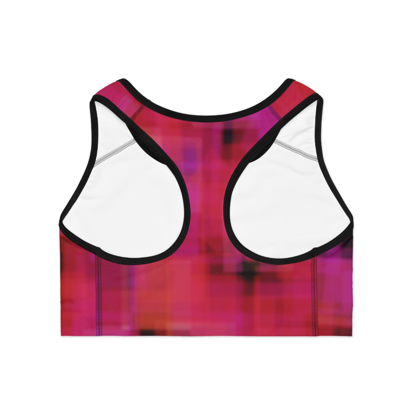 Amaltheia: Vibrant Abstract Sports Bra for Active Women, Workout Gear, Fitness Apparel, Sportswear, Dancewear, Streetwear