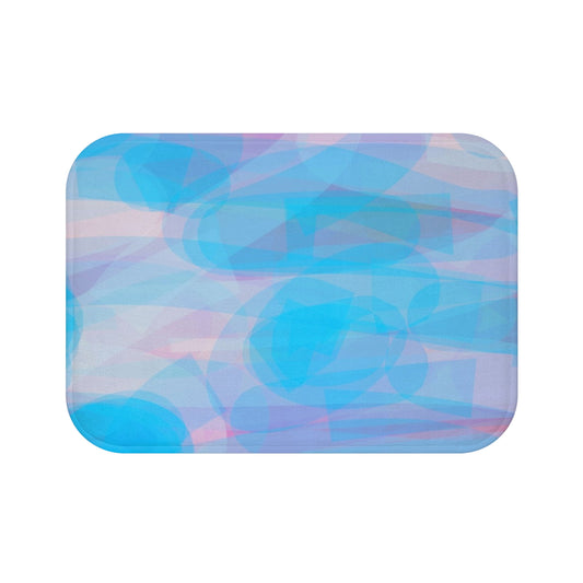 Mellow: (24"x17") Serene Inspired Bathmat, Soft Bathroom Decor, Coastal Vibe, Perfect Gift for Beach Lovers, Home Spa Essential, Relaxing Atmosphere