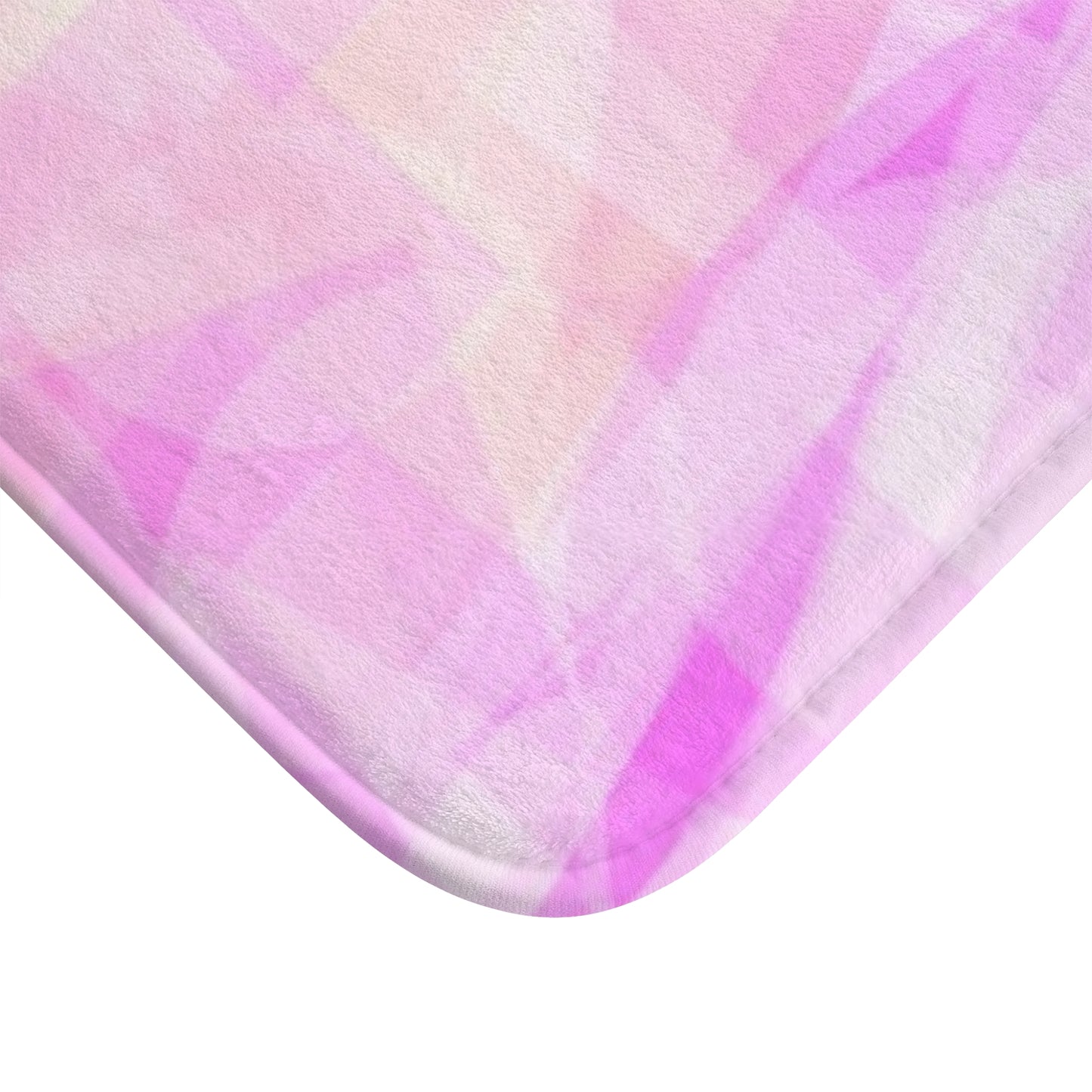 Persephone: (24"x17") Serene Pink Bathmat, Soft Bath Rug, Bathroom Decor, Home Spa Gift, Shower Mat, Self-Care Accessories