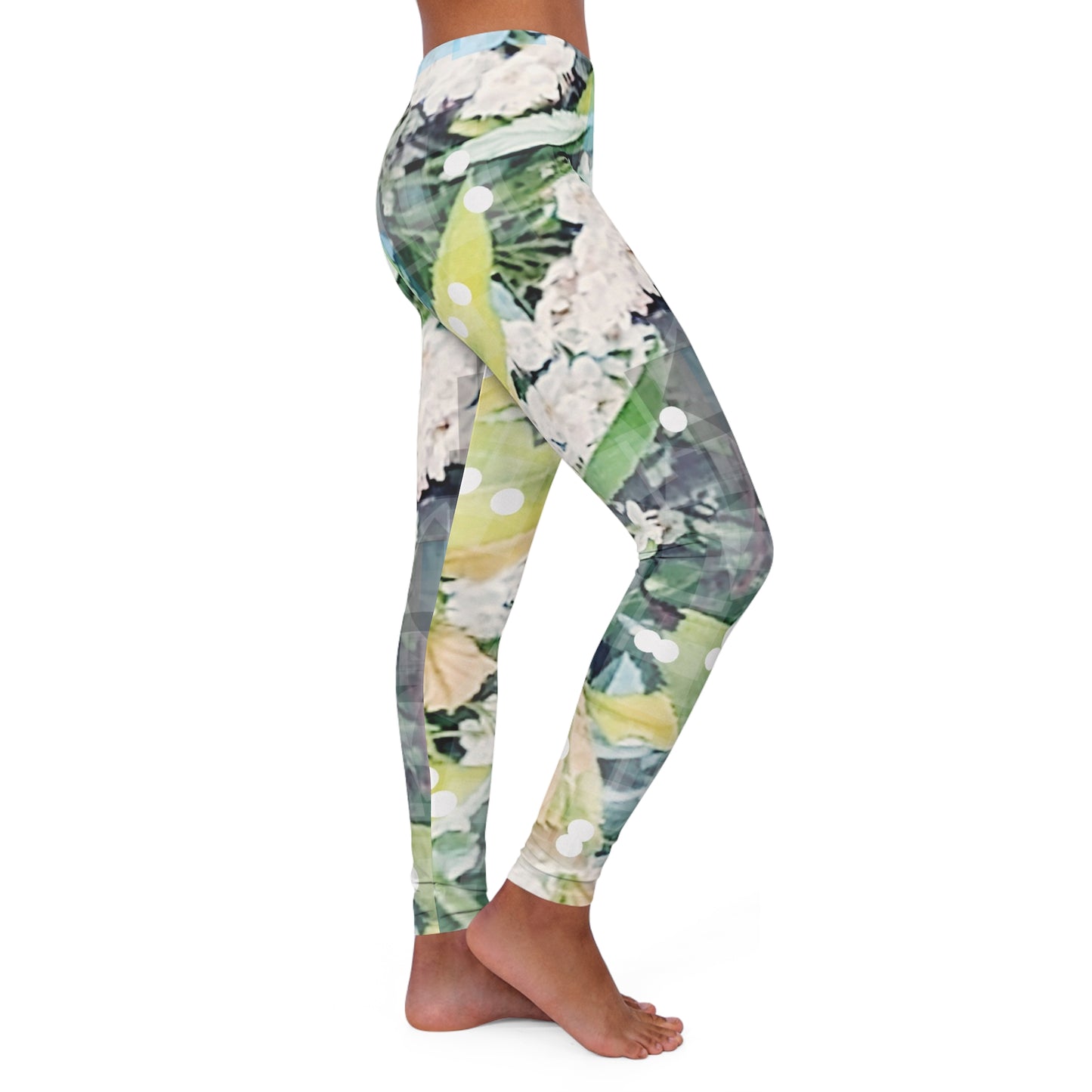 Blossomi:  Women's Casual Spandex Leggings (AOP)