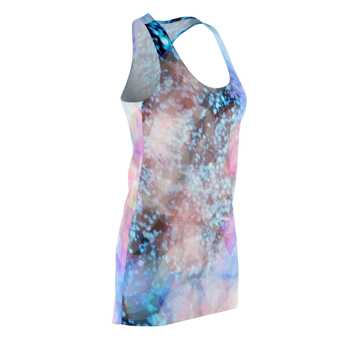 Glowy:  Women's Cut & Sew Racerback Dress (AOP)