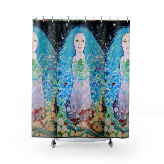 Waterfall Nymph:  Shower Curtains