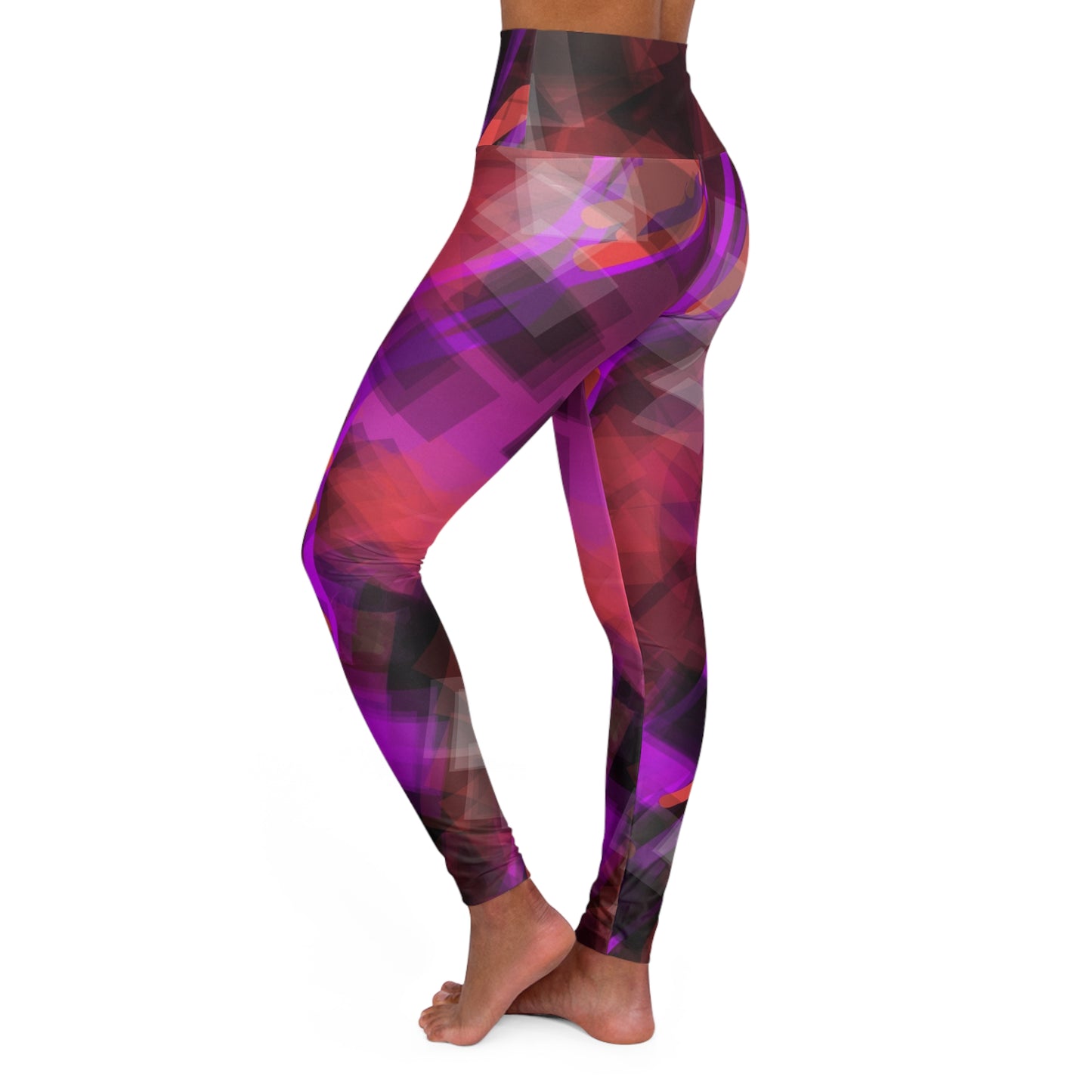 Bo:  Vibrant High Waisted Leggings - Stylish Activewear for Fitness and Wellness, Casual Chic Streetwear