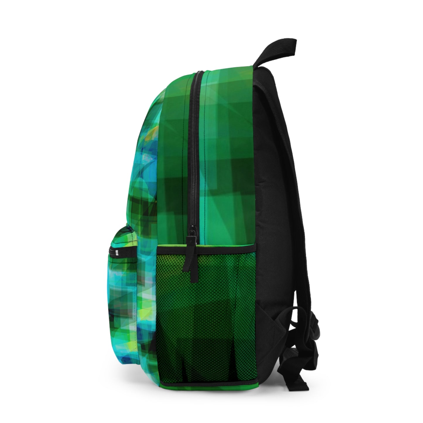 J.D.:  Vibrant Geometric Backpack - Colorful and Stylish for School or Travel