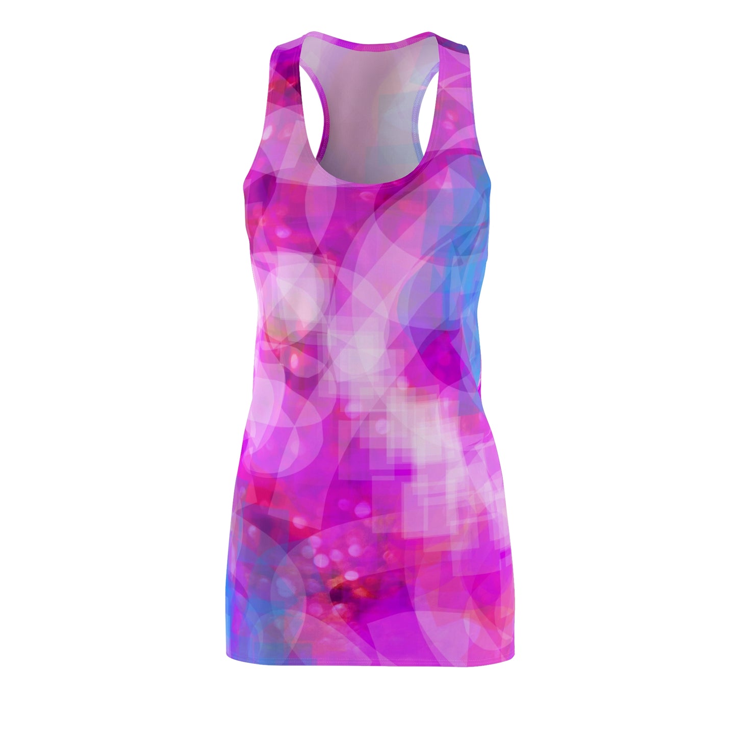 Ula:  Women's Cut & Sew Racerback Dress (AOP)