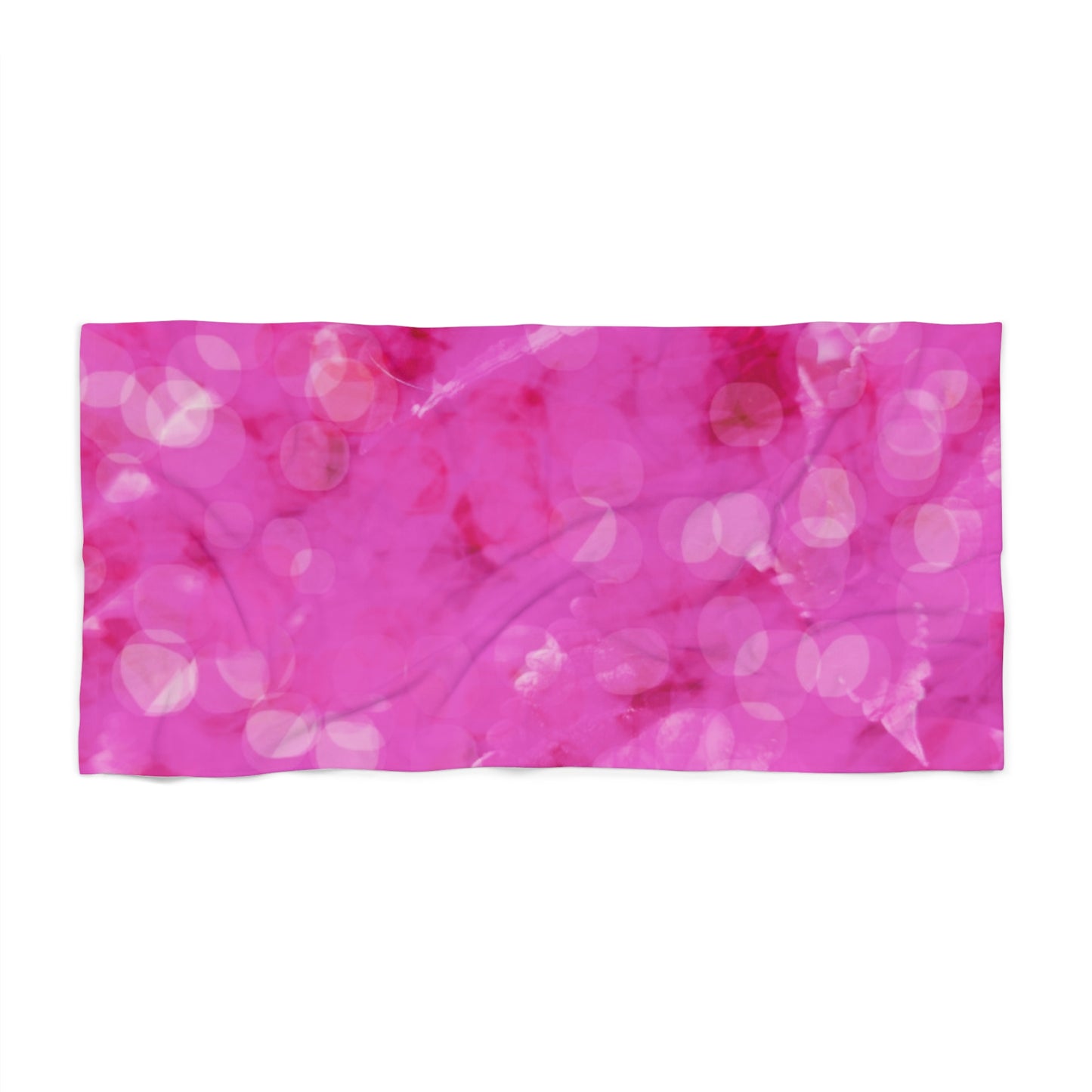 Jubilee: Vibrant Pink Beach Towel for Summer Fun, Pool Days, Travel, Perfect Gift for Beach Lovers, Summer Celebrations, Soft and Stylish