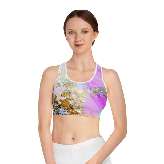 Light Bright:  Sports Bra (AOP)