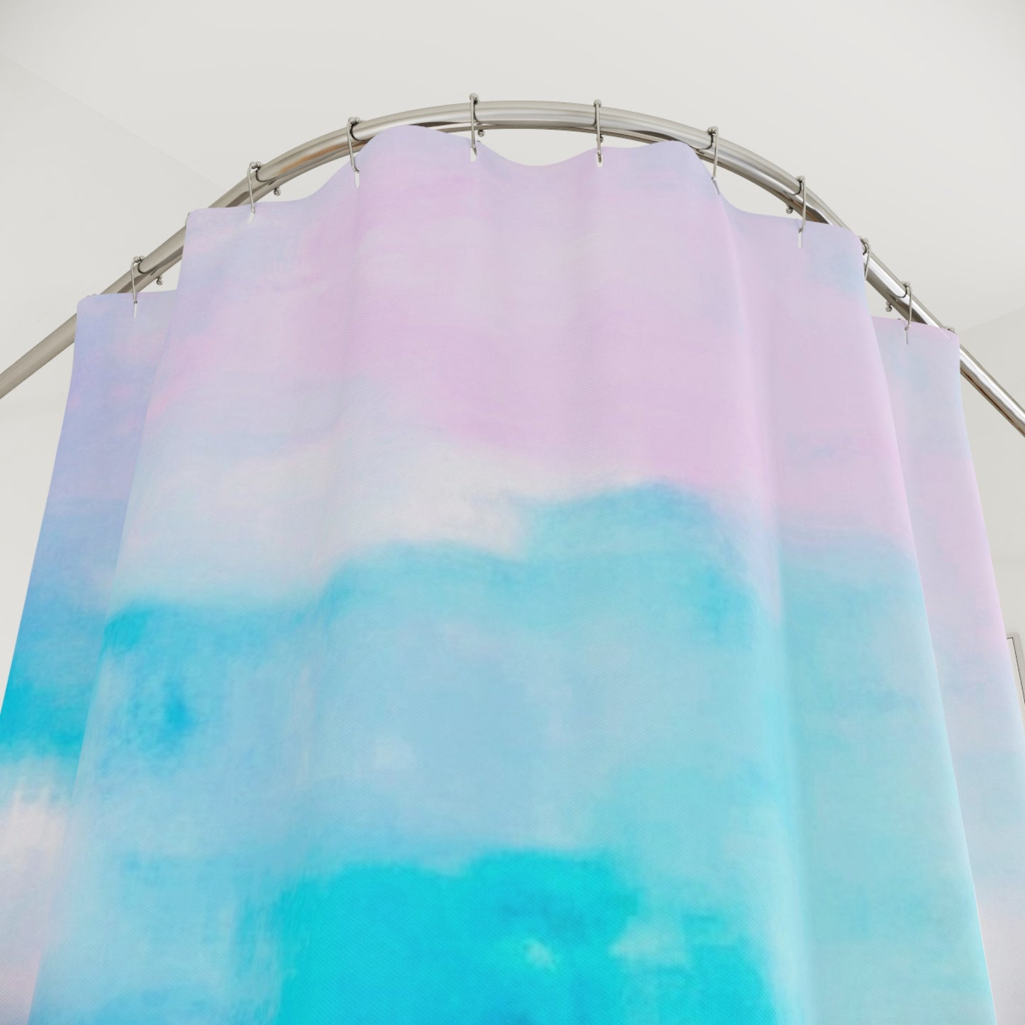 Pastel Song:  Polyester Shower Curtain