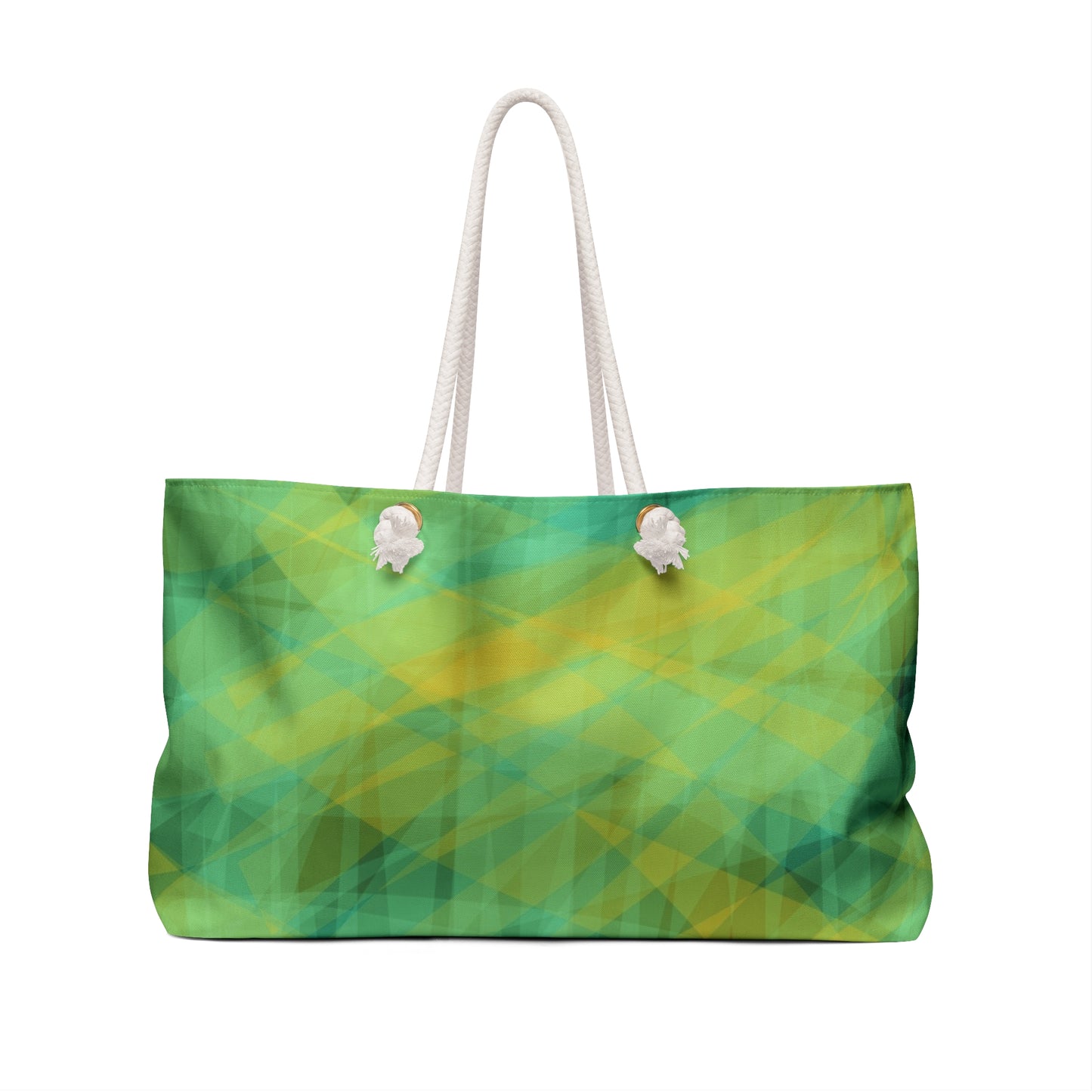 Quietude:  Vibrant Abstract Weekender Bag, Travel Tote, Summer Getaway Bag, Beach Bag, Gym Bag, Eco-Friendly Accessory