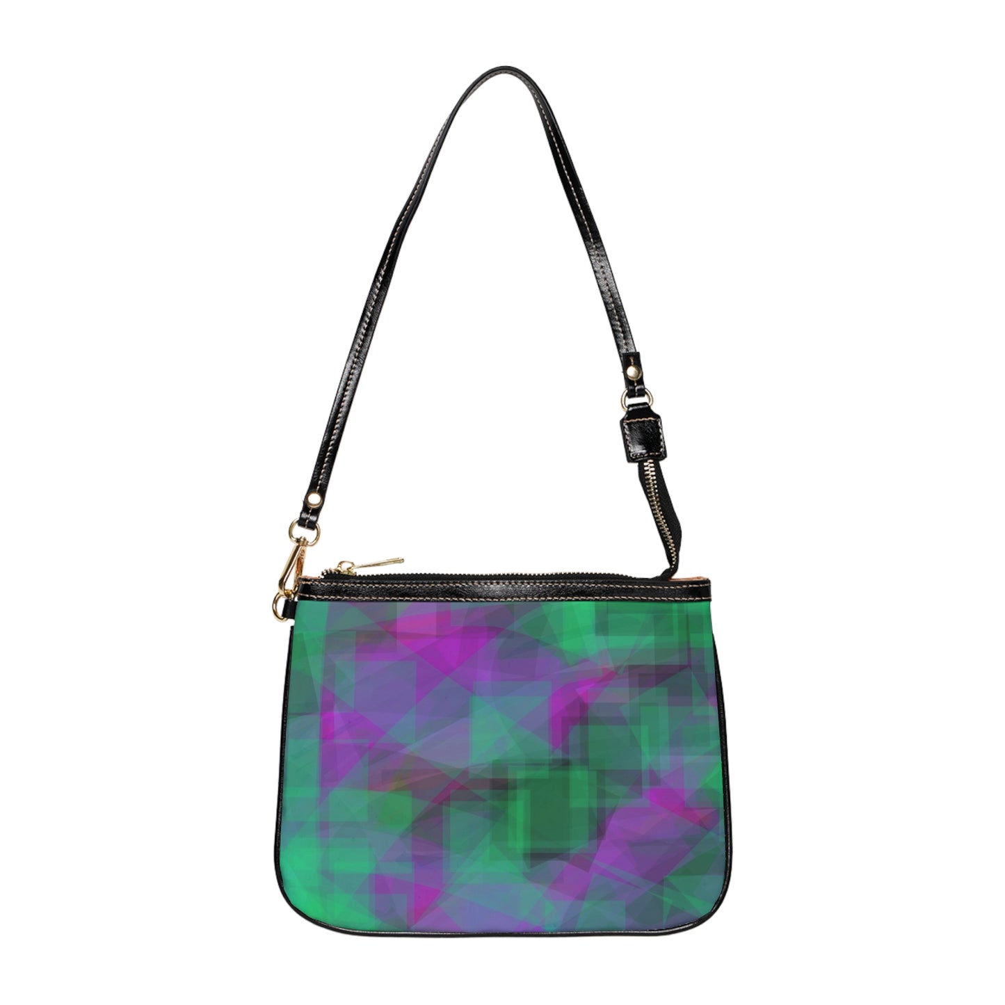 Gong:  Vibrant Geometric Small Shoulder Bag for Casual Outings