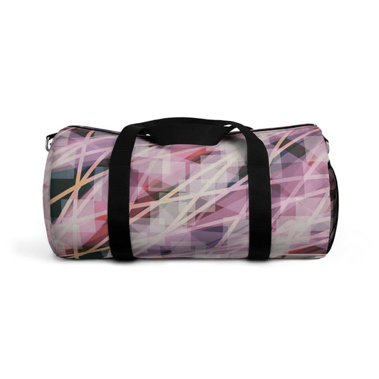 Suzie:  Chic Geometric Duffel Bag for Gym, Travel, and Weekender: Stylish Tote for Fitness, Yoga, Sports, and Vacations