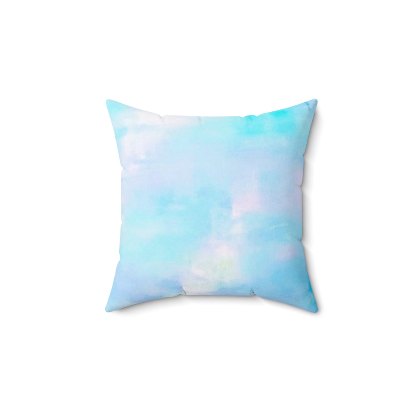 Pastel Song: (14"x14") Spun Polyester Square Pillow